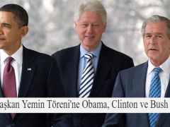 ABD Başkan Yemin Töreni’ne Obama, Clinton ve Bush!