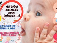 Yeni Doğan Bebek İhtiyaç Listesi Mutlaka Alınması Gerekenler