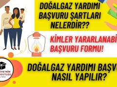 Doğalgaz Fatura Yardımı Başvurusu! E Devlet Sorgulama – 2022