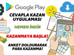 Cevapla Kazan Uygulaması İndir! Anket Doldur – Para Kazanm!