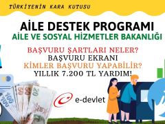 Aile Destek Yardımı 600 TL Destek! E-Devlet Başvuru Yap 2023