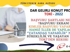 Dar Gelirli Konut Projesi TOKİ 2024 Başvurusu! Tüm Detaylar!