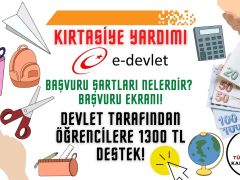 Kırtasiye Yardımı Nedir? Başvuru Şartları ve Formu! 1300 TL!