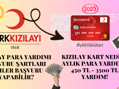 Kızılay Para Yardımı 2023 Nasıl Başvuru Yapılır? – 3500 TL!