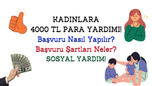 kadınlara para yardımı